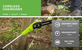 Greenworks G40PSFK2 - Akumulatorowa Pilarka Wysięgnikowa