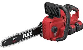 Akumulatorowa Piła Łańcuchowa Flex 18 V z Ergonomicznym Uchwytam